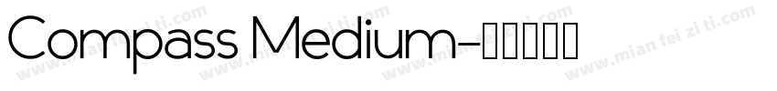 Compass Medium字体转换